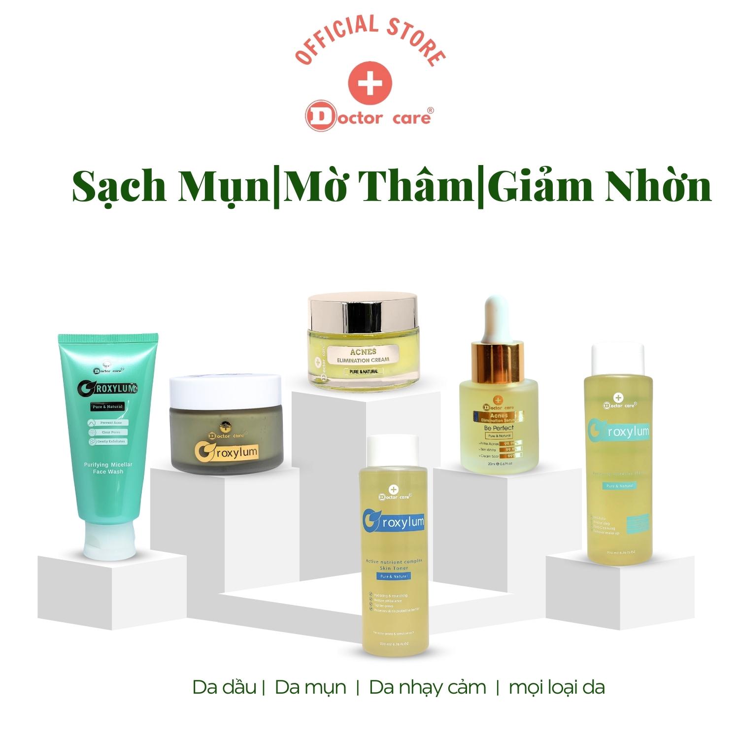 Bộ kem Mụn ẩn ,Mụn đầu đen,Mụn thâm Doctor Care 20ml