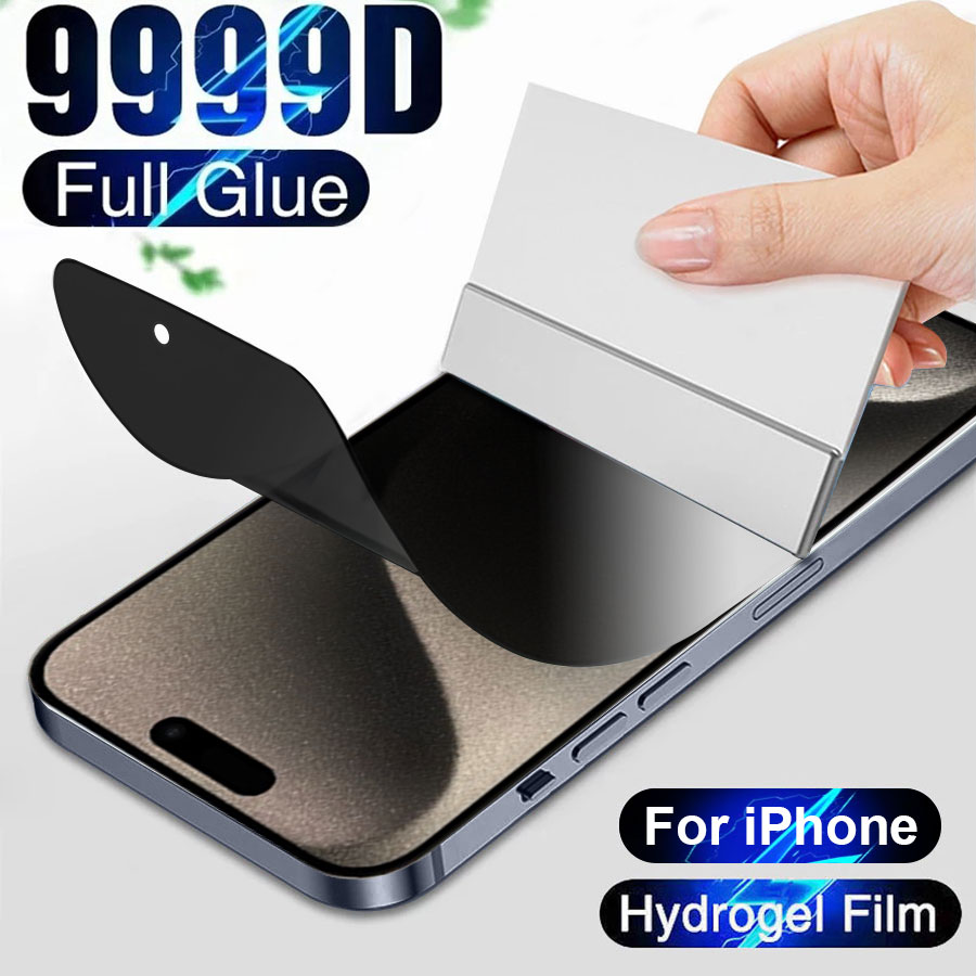Full Màn chống nhìn trộm PPF cho iPhone 16 Pro Max 15 14 13 12 11 Pro XS Max Mini XR X 6 S 7 8 16 Plus SE Bảo Vệ Màn Hình Sự riêng tư Màng