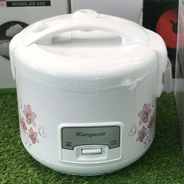 Nồi cơm điện nắp gài kangaroo 1.2 lít kg12rc1 nồi trưng bày đẹp