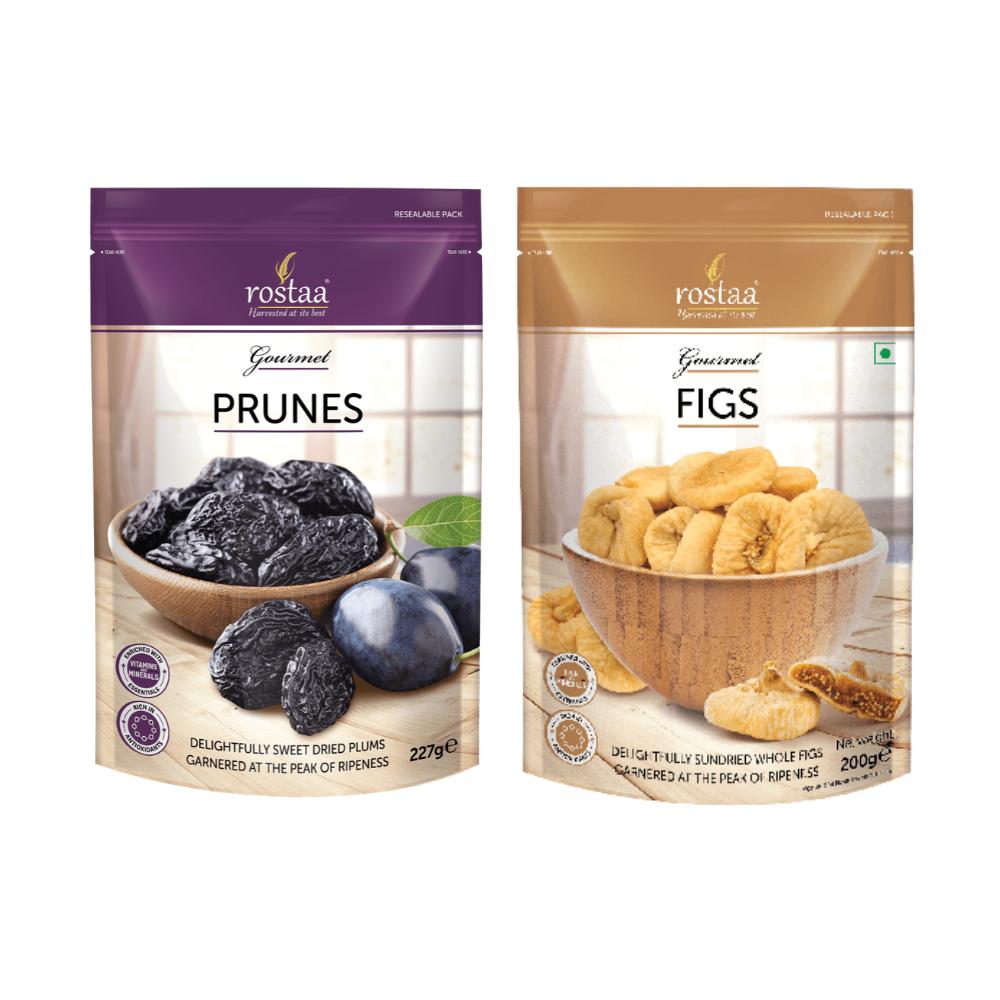 Combo Quả Sung Thổ Nhĩ Kỳ sấy và Mận Tím Chi lê sấy khô - Quà tặng dinh dưỡng  người cao tuổi