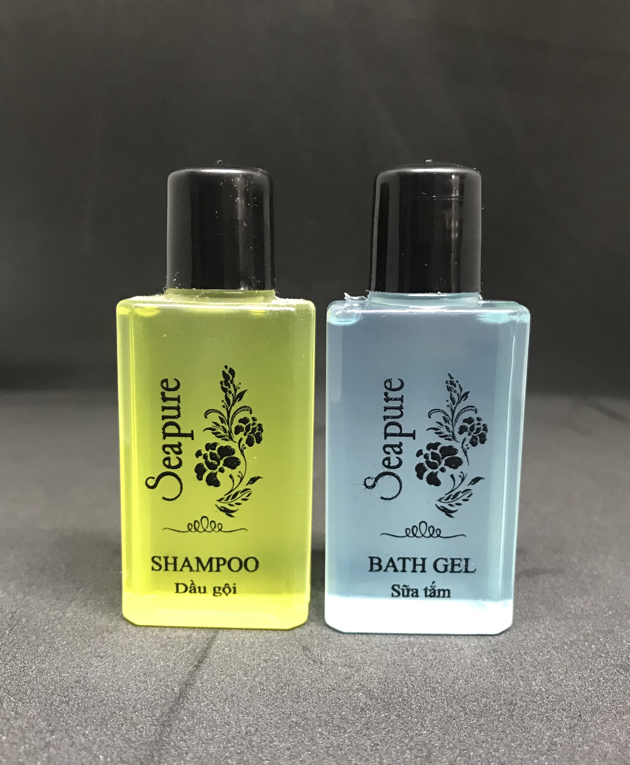 Combo 60 chai dầu gội và 60 sữa tắm chai 35ml cho khách sạn