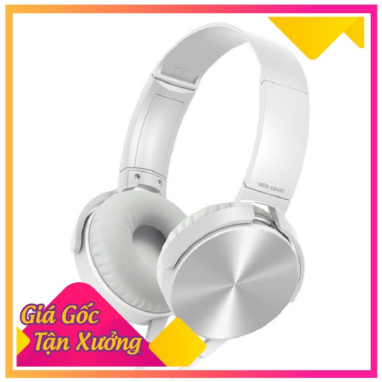 Tai nghe chụp tai ️freeship️ headphone có dây có mic xb450 - extra bass - tai nghe chuyên dụng gaming, livestream