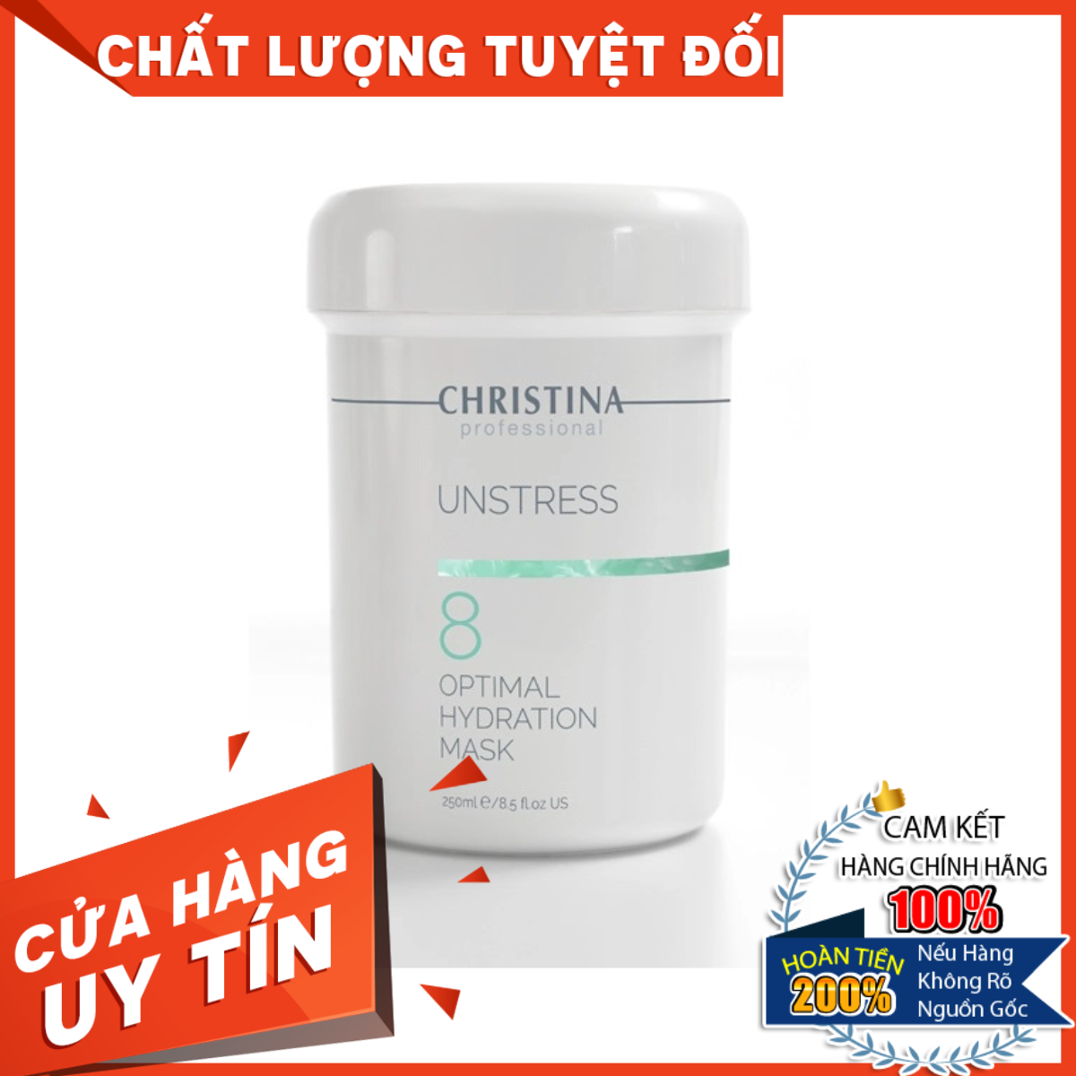 Christina Unstress 8 optimal hydration mask No. 8 recovery, moisturizing