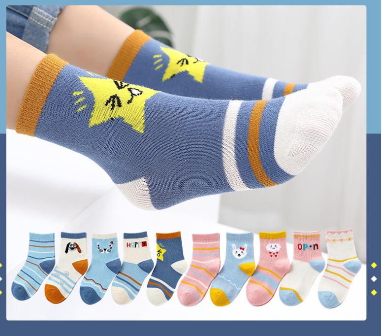 Combo 5 đôi tất bé trai hàng cao cấp giá rẻ