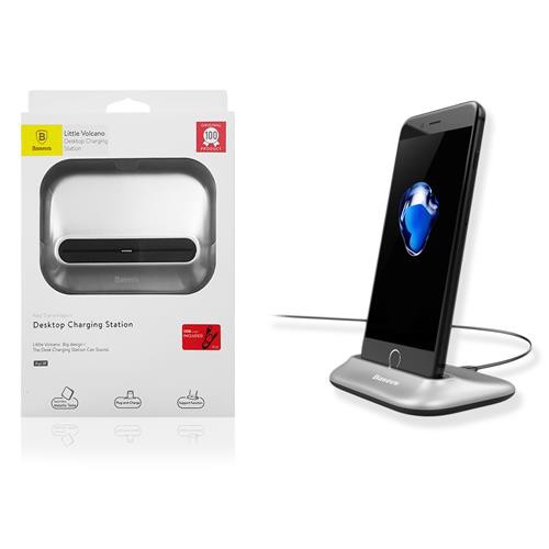Dock sạc đứng cho Iphone baseus little volcano desk charging station cam kết hàng đúng mô tả chất lượng đảm bảo an toàn đến sức khỏe người sử dụng
