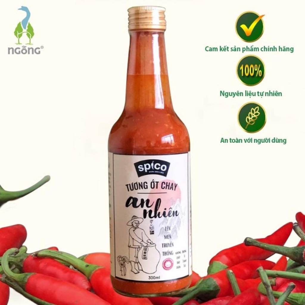 Tương ớt chay an nhiên spico lọ 300ml