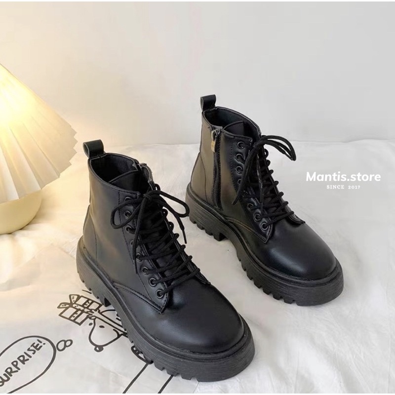 Boot đen ullzang -bốt nữ