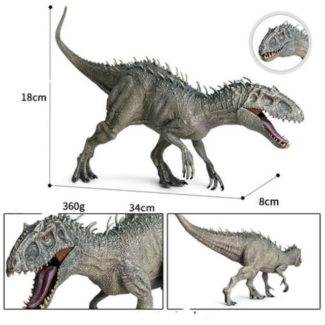 Mô hình khủng long Indominus Rex đồ chơi, trưng bày