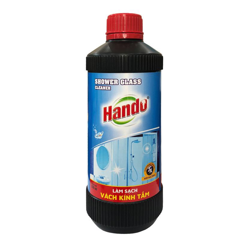 Dung dịch làm sạch vách kính tắm hando