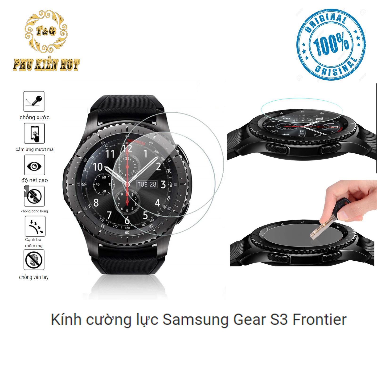 Kính cường lực đồng hồ thông minh Samsung Gear S3 Frontier/Classic