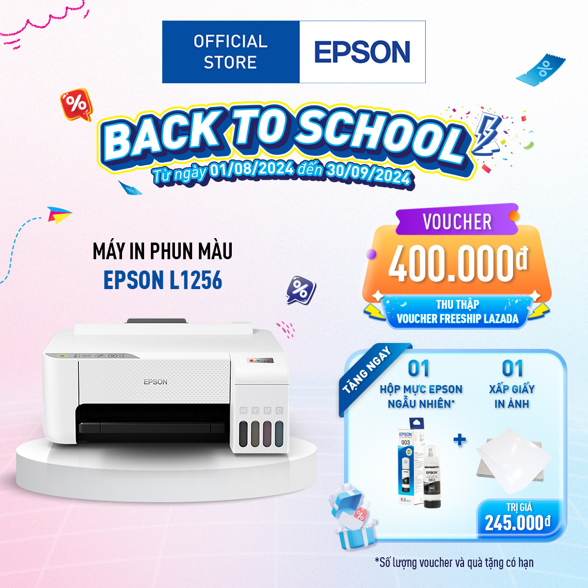 Máy in phun màu Epson Ecotank L1256