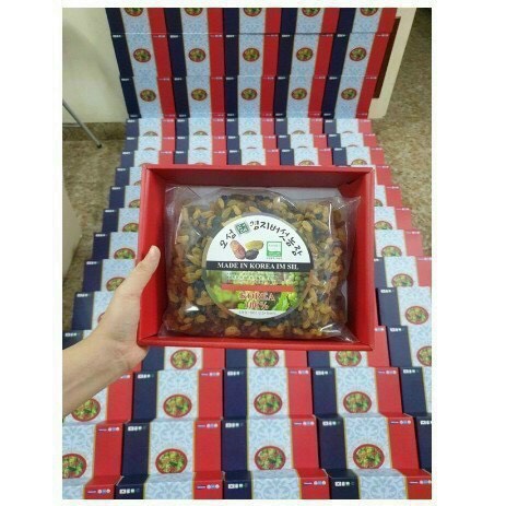 Nho khô Hàn Quốc mix nhiề vị - Hộp 1kg