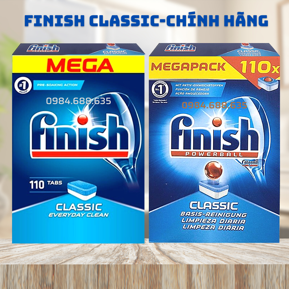 Classic finish dishwasher salt powder cleaning balls professional finish dishwasher safe Giá  656,800 Đồng*Miễn phí vận chuyển