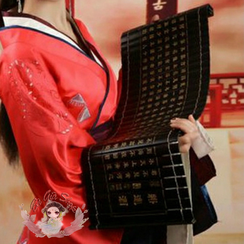 Sách tre chụp hình dụng cụ chụp ảnh