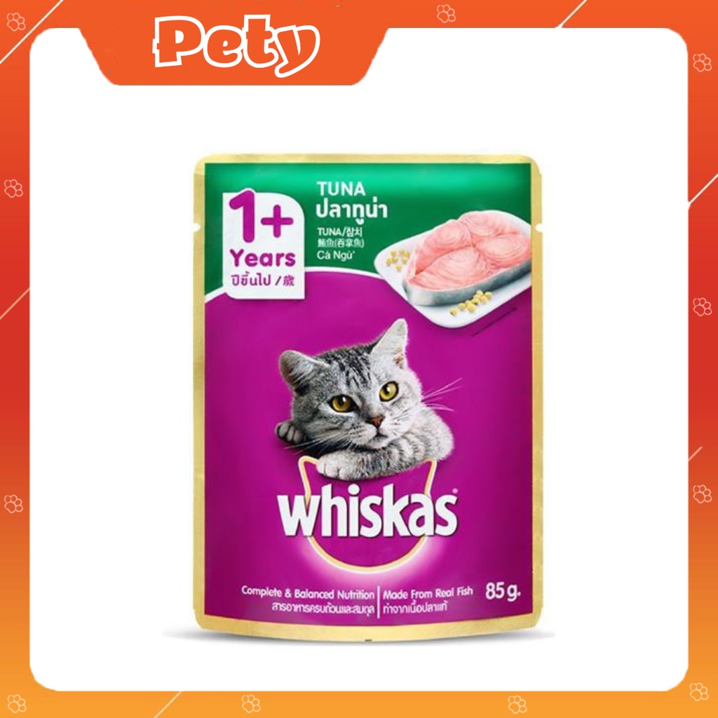 Pate Whiskas cho mèo lớn gói 80g