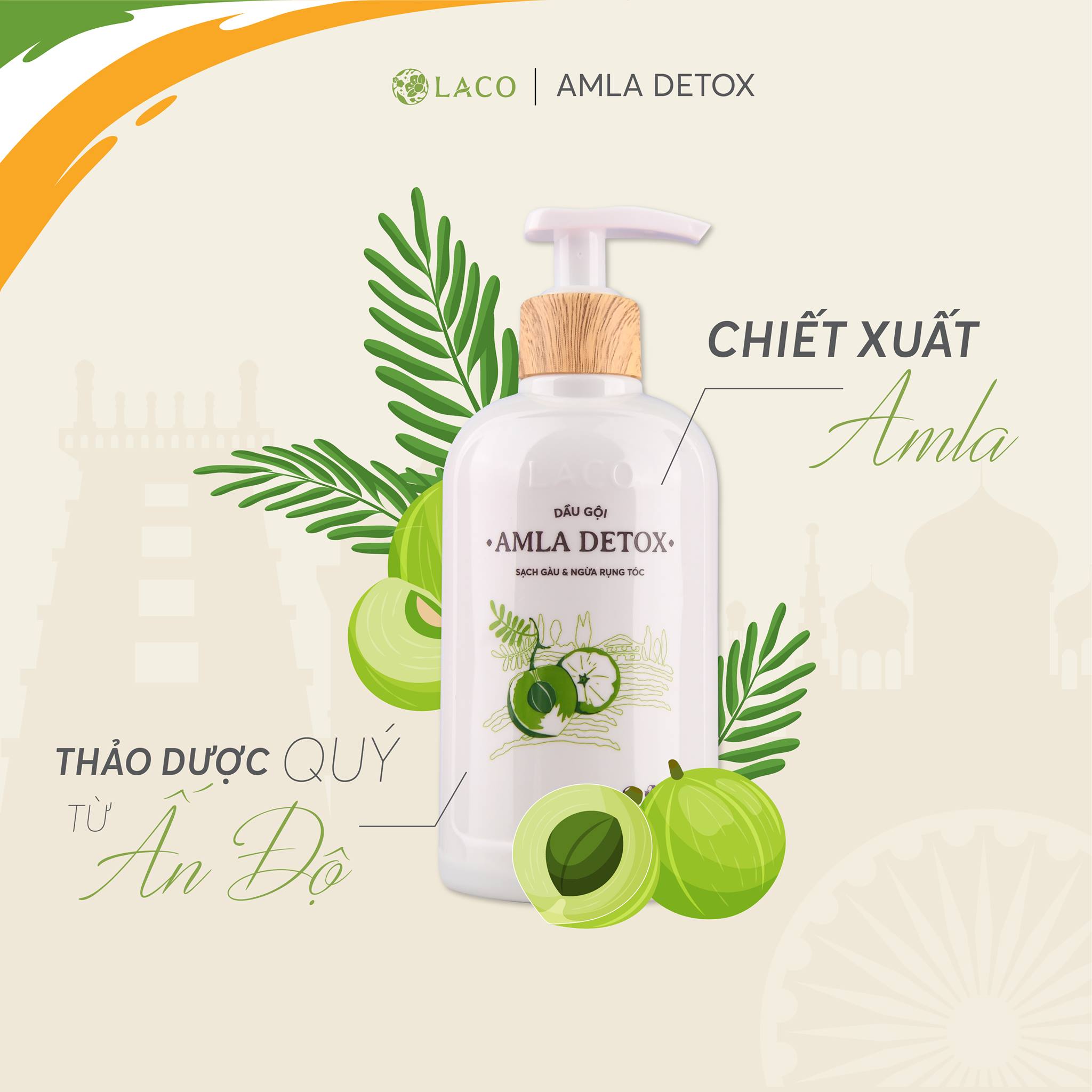 Dầu Gội Ngăn Rụng Tóc Amla Organic