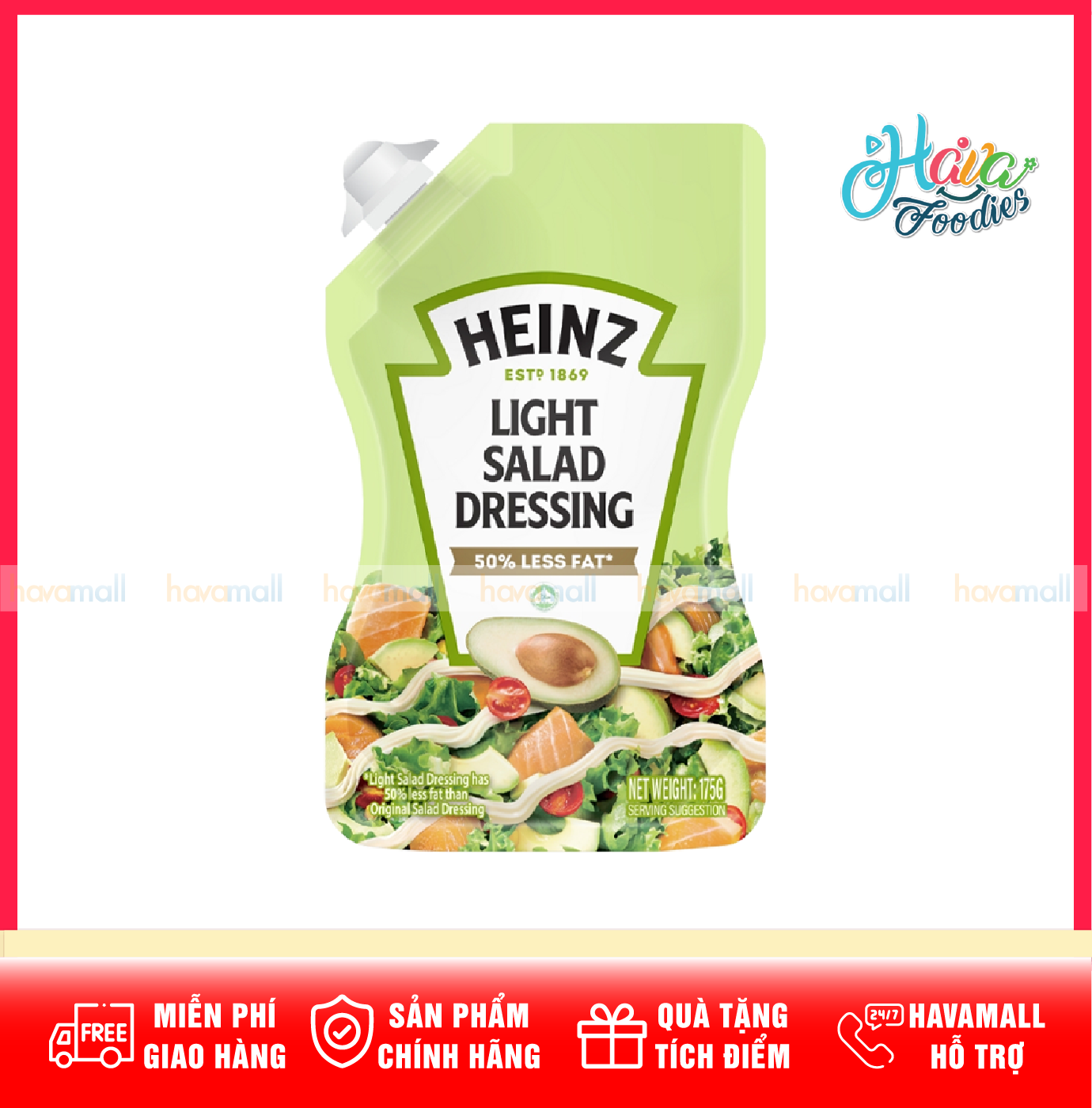 Xốt Trộn Salad Heinz Dạng Túi Tiện Lợi – Heinz Salad Dressing