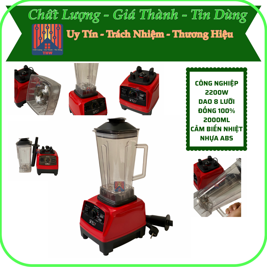 |THW.VN| Hàng Đặt Riêng Máy Xay Sinbo THW, xay công nghiệp, xay đá mịn bông, xay sữa hạt, xay mọi thứ trở nên dễ dàng