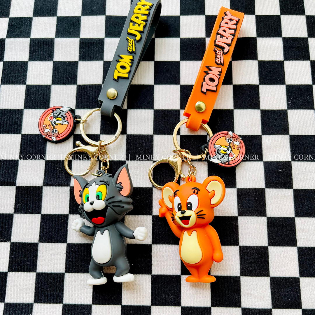 Móc khóa tom&jerry, móc khóa nhân vật hoạt hình siêu đáng yêu