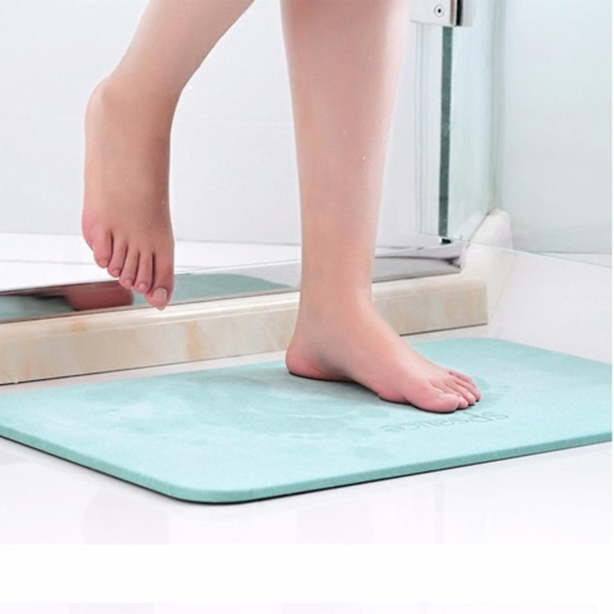 Thảm đá lau chân chùi chân nhà tắm siêu thấm nước cao cấp Nhật Bản SIZE 60X40cm