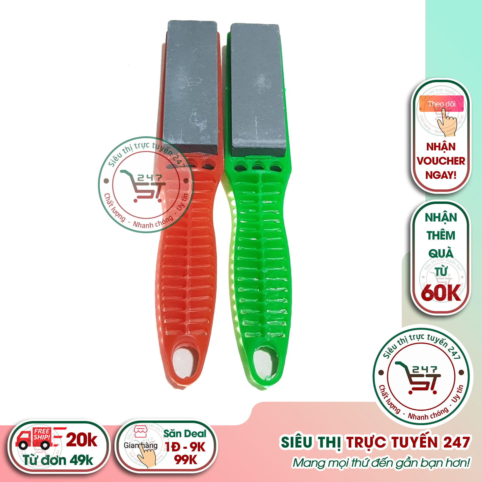 Đá mà dao đồ dùng nhà bếp không thể thiếu giúp người nội trợ mài dao sắc bén nhanh chóng như máy mài dao.|Siêu thị trực tuyến 247