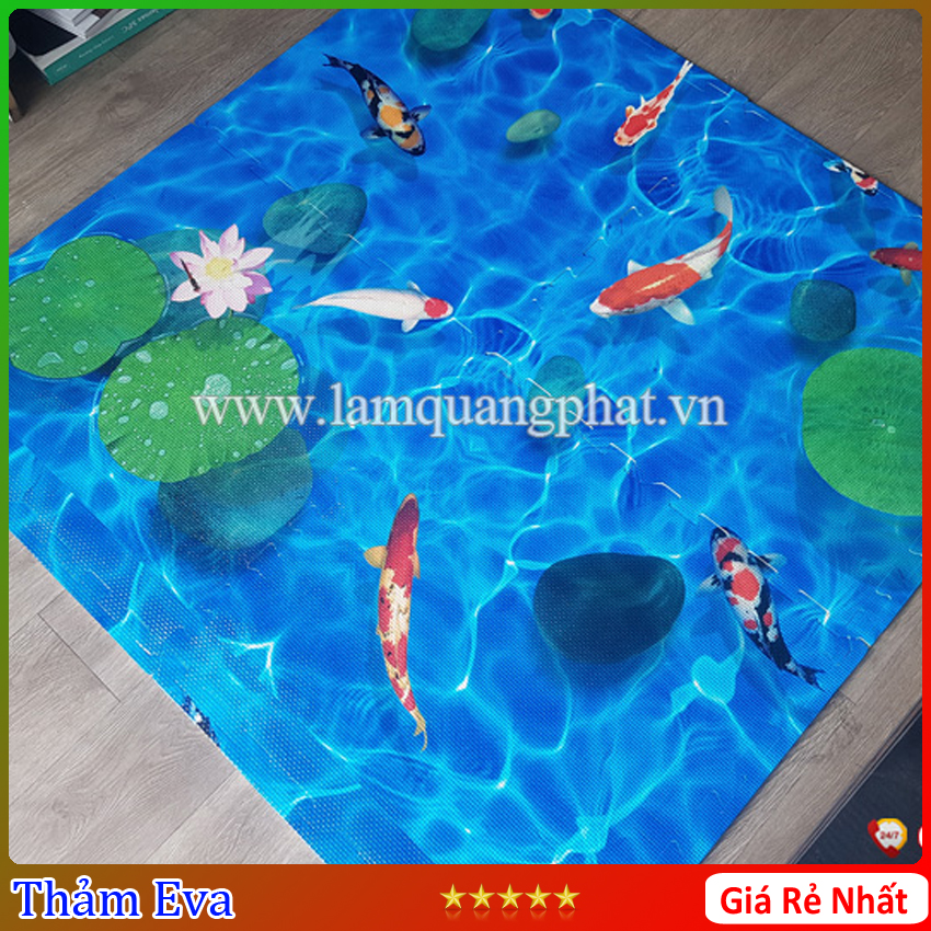 Bộ thảm xốp ghép cá chép koi,thảm xốp cho bé,thãm xốp ghép cá coi,thảm ghép sàn nhà,thảm xốp ghép miếng,miếng xốp ghép nền nhà,thảm xốp 60x60 cá koi,thảm xốp ghép 60x60,thảm xốp khu vui chơi cá koi,thảm xốp cá koi