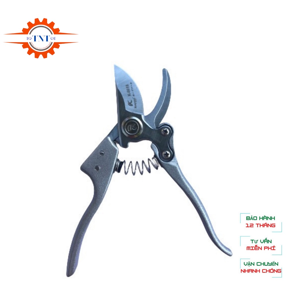Kéo cắt cành cây k-8618 cán bạc kapusi nhật bản