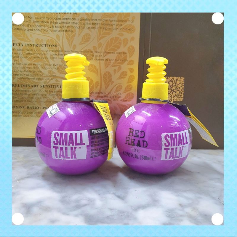 Gel tạo kiểu giữ nếp tạo độ phồng Bed Head Tigi Small Talk 240ml hàng chính hãng