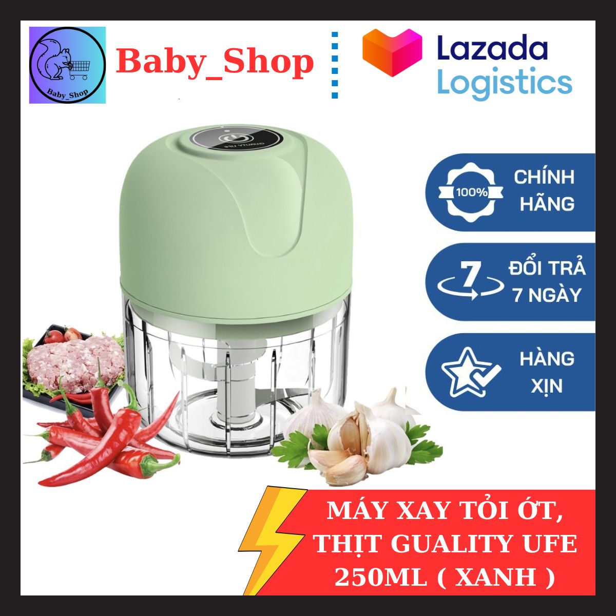 Máy xay tỏi ớt cầm tay, máy xay tỏi ớt, thịt guality ufe 250ml - máy xay mini tỏi ớt cầm tay đa năng [xay thịt, gia vị, đồ ăn dặm cho bé . máy xay mini tỏi ớt cầm tay 250ml sử dụng cổng sạc usb siêu tiện lợi mẫu mới 2023