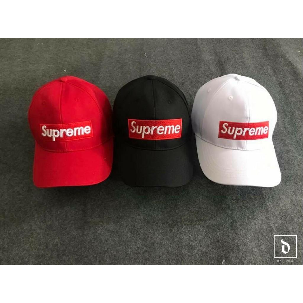 Combo 3 mũ nón lưỡi trai supreme