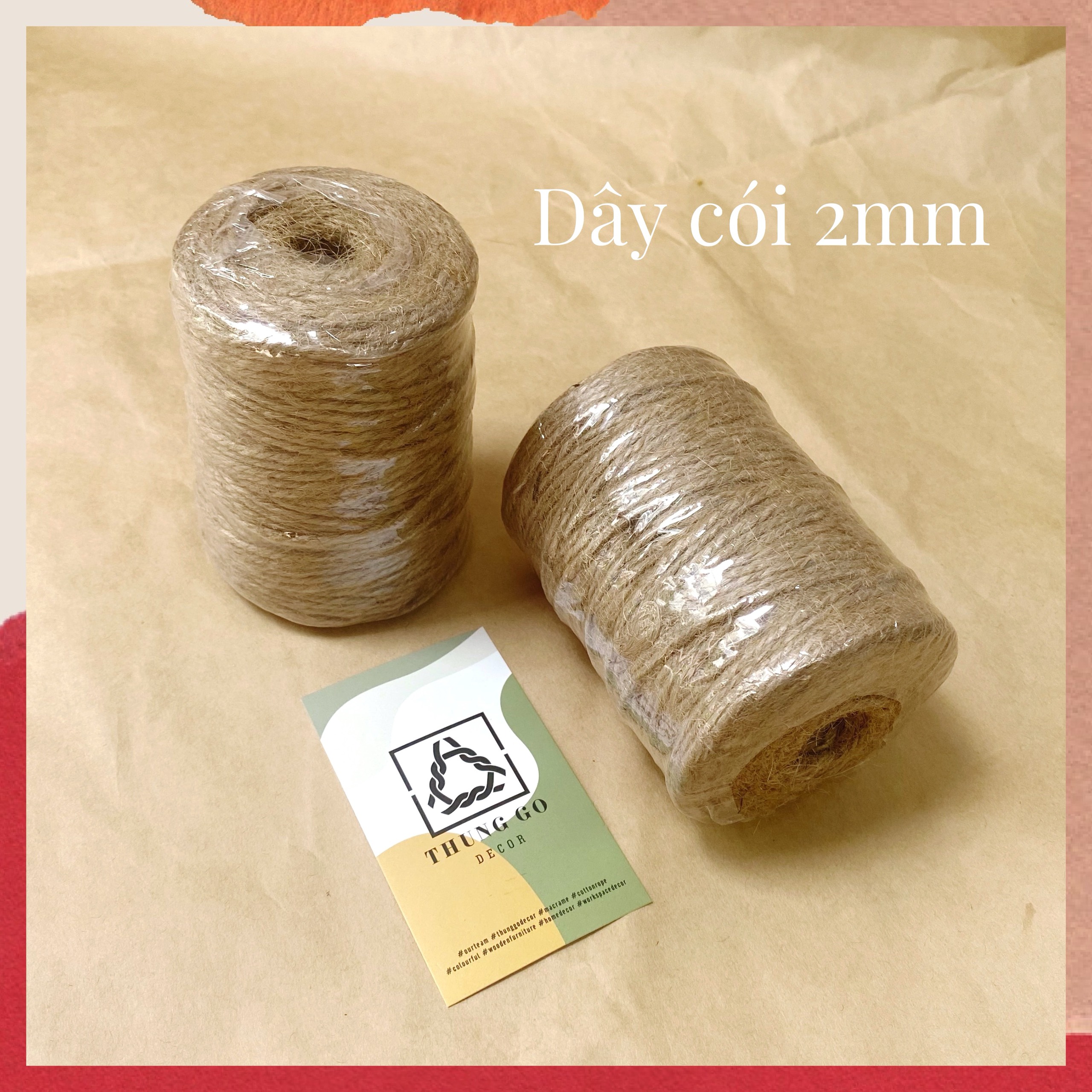 Dây Thừng Cói ( Chuẩn Xuất Khẩu ) 1 cuộn hơn 100m