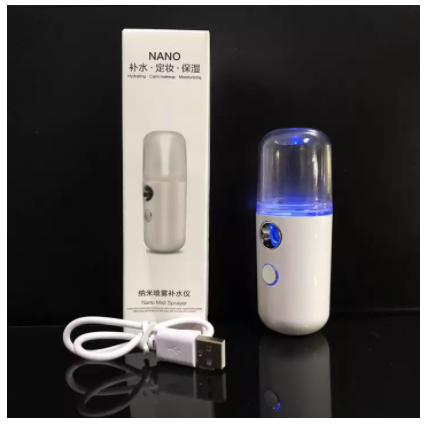[HCM]Máy Phun Sương Xông Hơi Mặt Mini Cầm Tay Hỗ Trợ Dưỡng Da