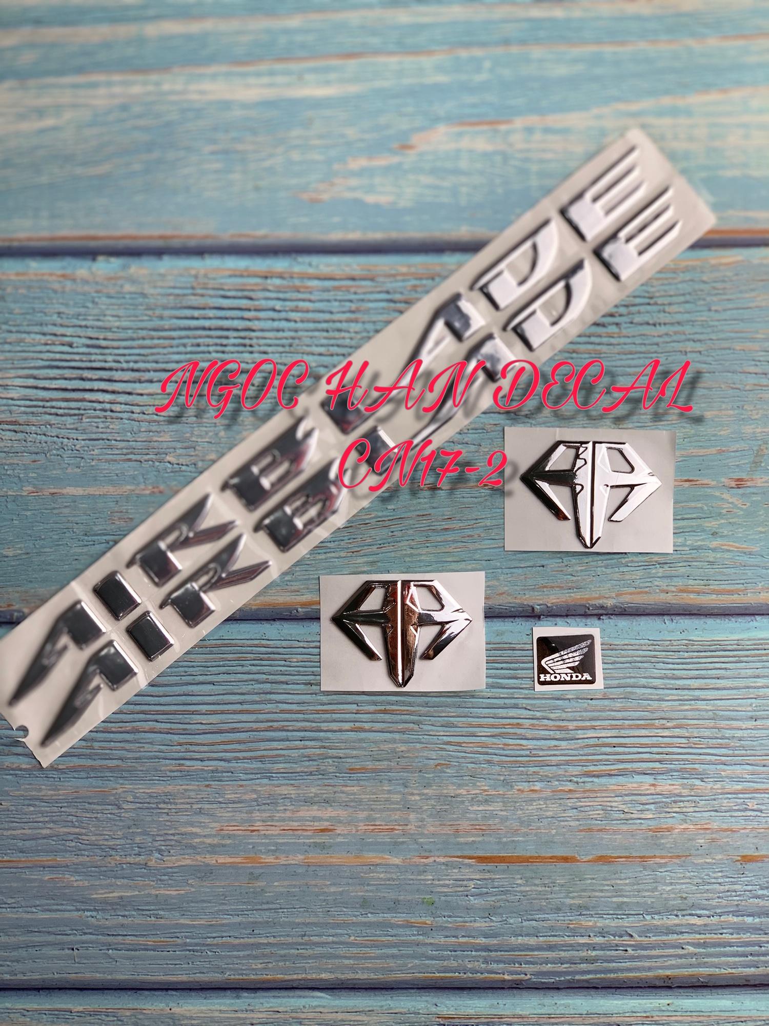 [HCM]Bộ tem và logo AirBlade crom 3D màu bạc -- NGỌC HÂN DECAL - Sản Phẩm Chất Lượng Gian Hàng Uy Tín Giá Cả Cực Tốt Mua Ngay.