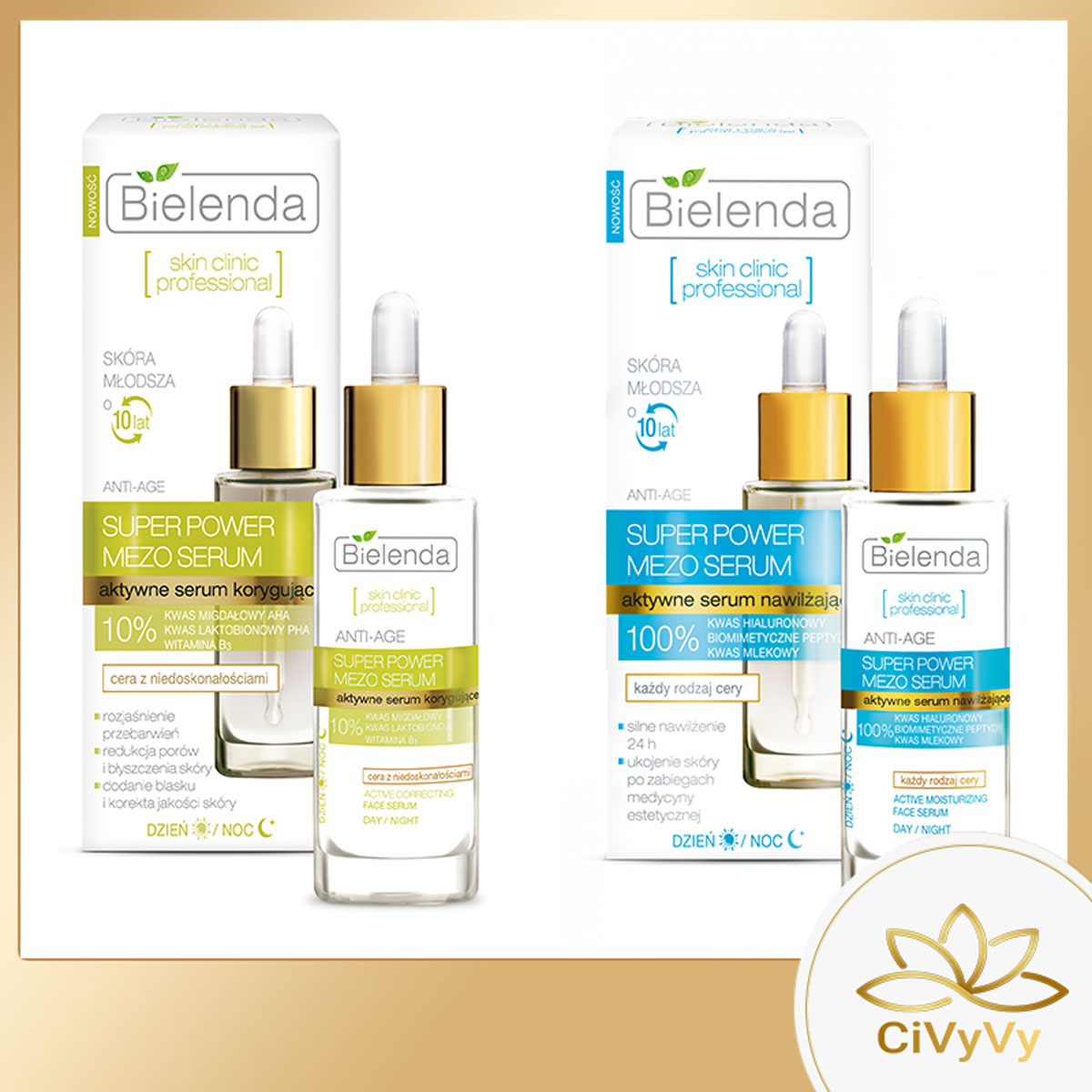 Serum Bielenda Super Power Mezo Skin Clinic Moisturizing 30ml