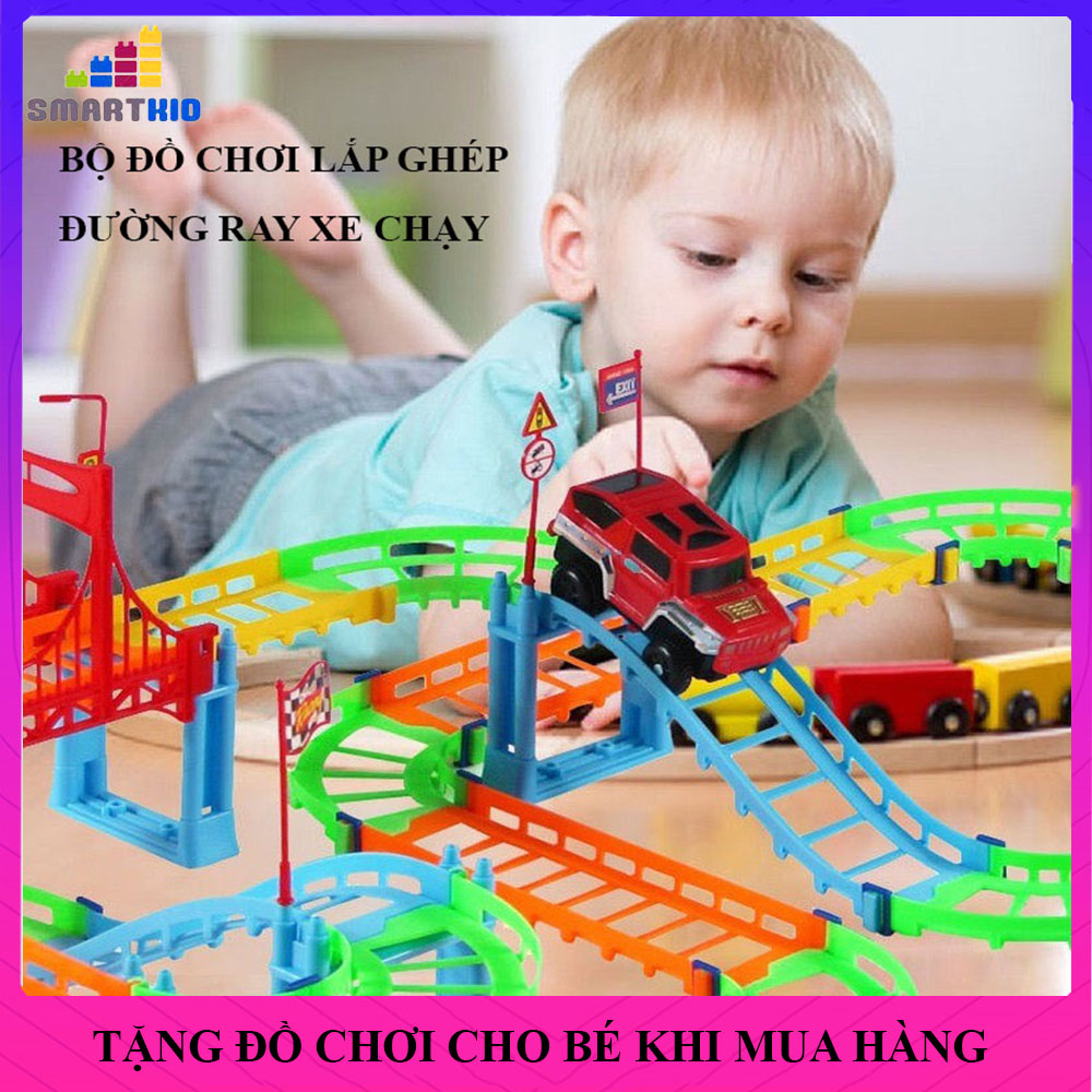 Đồ Chơi Trẻ Em, Đồ Chơi Đường Đua Ô Tô, Đồ Chơi Lắp Ghép, Lắp Ráp Đường Ray Đường Đua, Xe Lửa, Sáng Tạo Cho Bé, Phát Triển Tư Duy, Đồ Chơi Trẻ Em