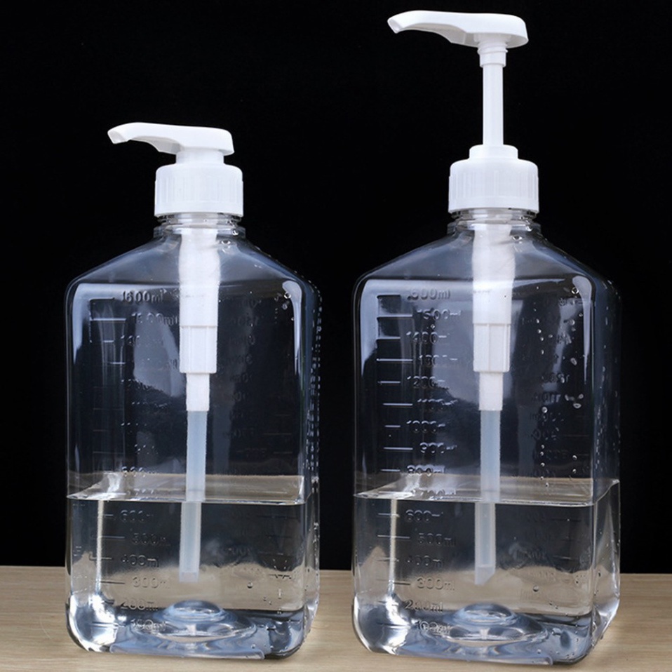Bình bơm đựng xịt siro đường nhựa - thủy tinh có vòi pump định lượng 10ml 1 lần bơm