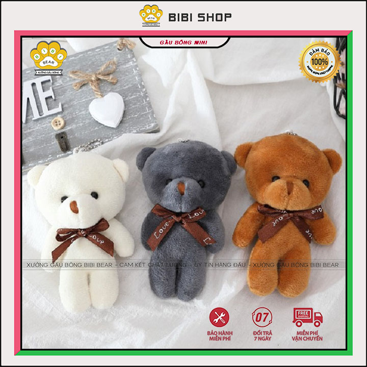 Gấu bông mini siêu đẹp, siêu hot