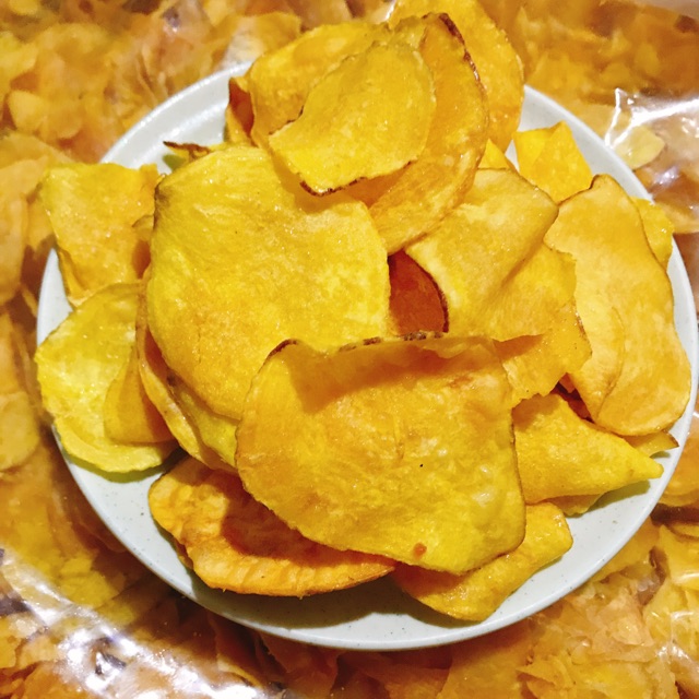 500g khoai lang tẩm mật ong- khoai sấy giòn đà là