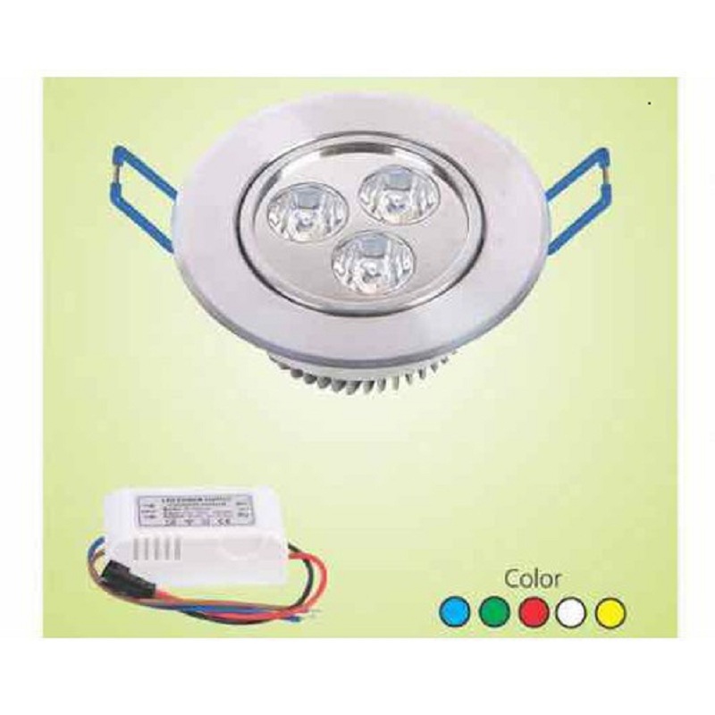 Đèn led âm trần mắt ếch 3x1w
