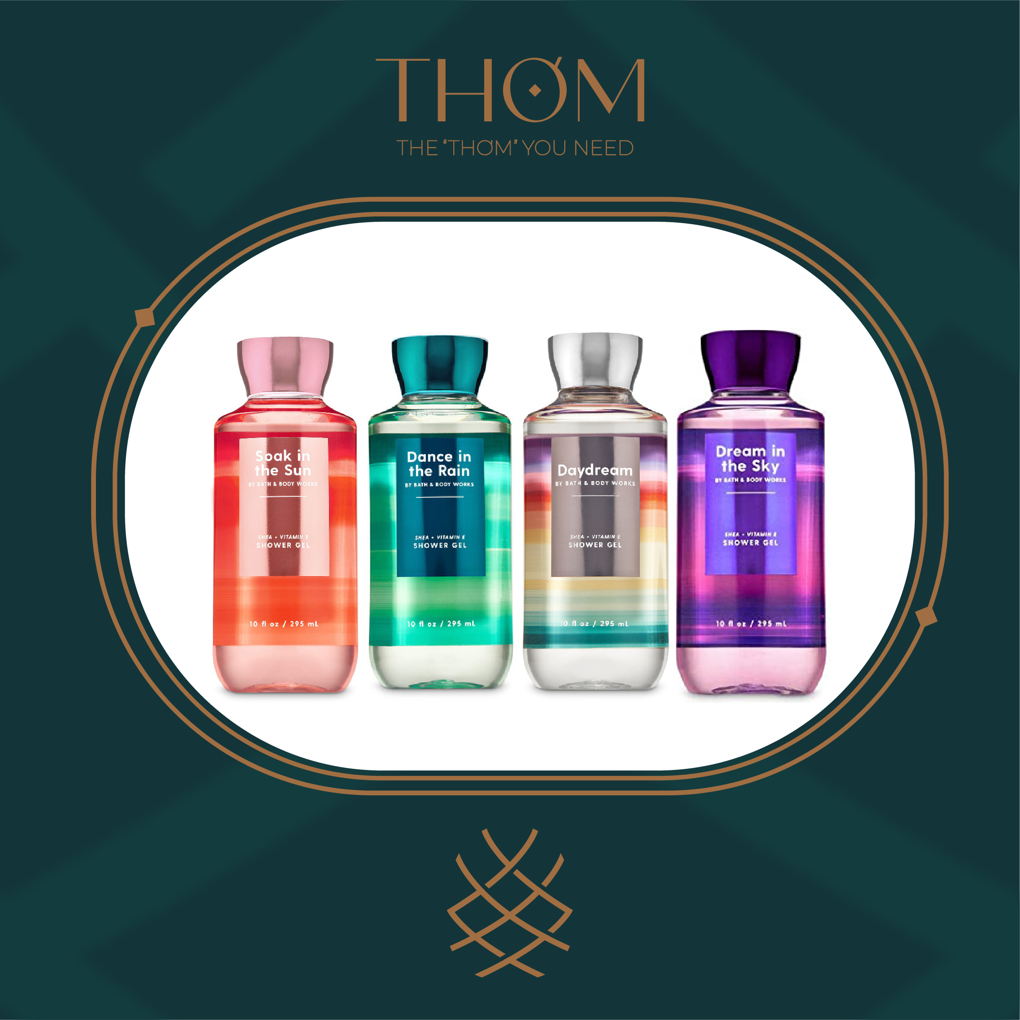 [HCM]DAY DREAM | DANCE IN THE RAIN | SOAK IN THE SUN | DREAM IN THE SKY GEL TẮM LƯU HƯƠNG BATH & BODY WORKS