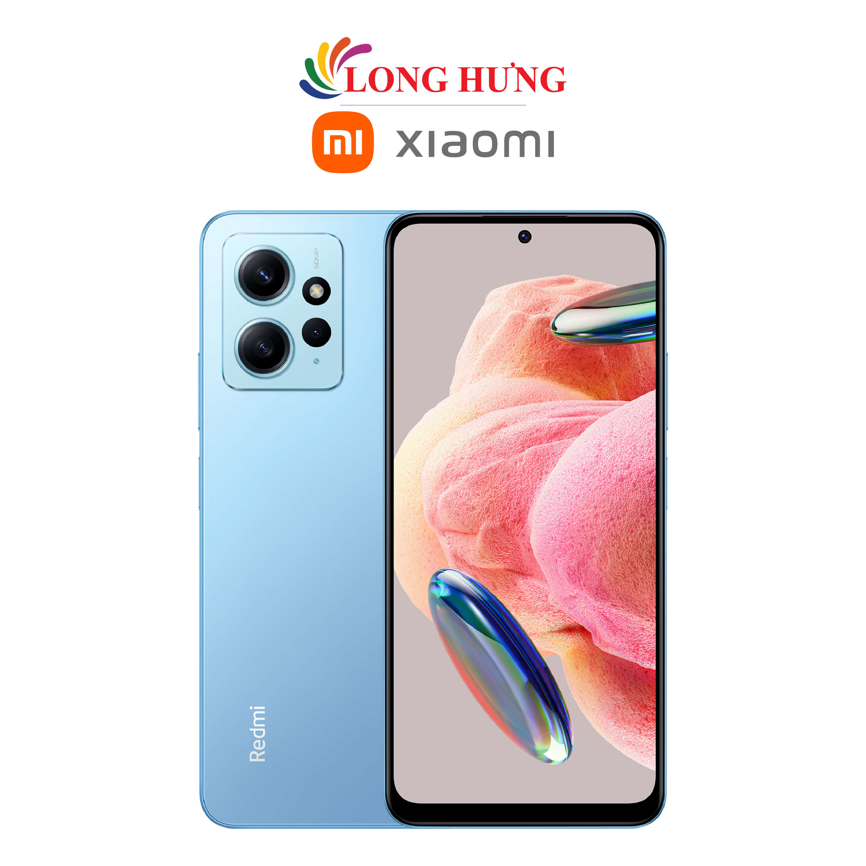 Điện thoại Xiaomi Redmi Note 12  - Hàng chính hãng - 3 camera sắc nét, hiệu năng mạnh mẽ, sạc nhanh 33W