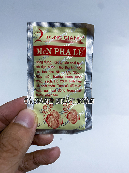 "hoàn tiền đến 10%" 5 gói men pha lê long giang làm trong nước hồ cá