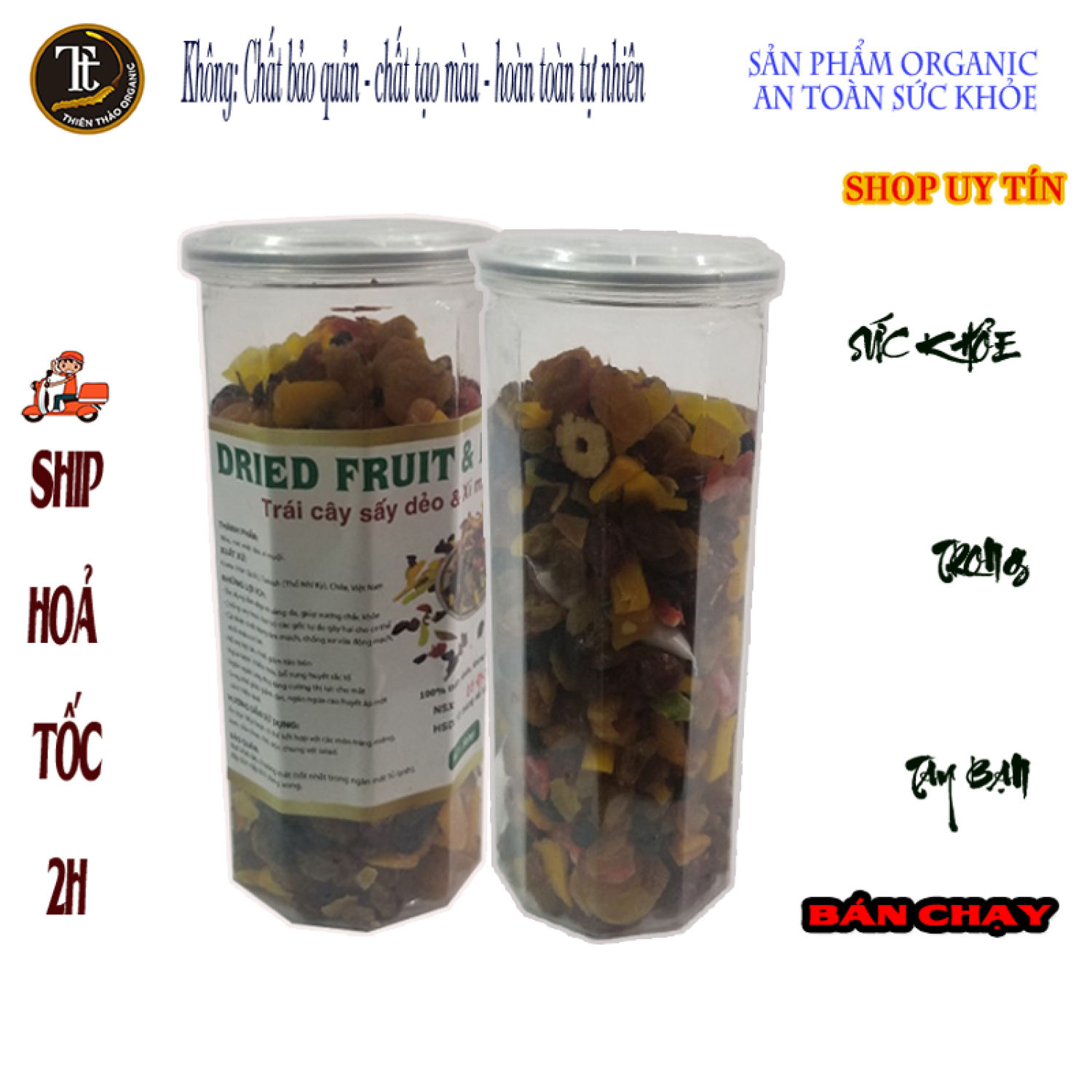 Trái cây mix sấy xí muội