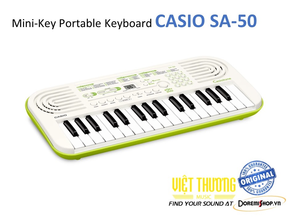 Đàn keyboard organ mini dành cho trẻ em casio sa-50 sa-51