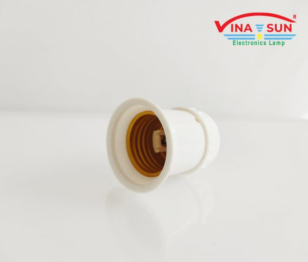 Đui treo đèn màu trắng vinasun e27- hàng chính hãng