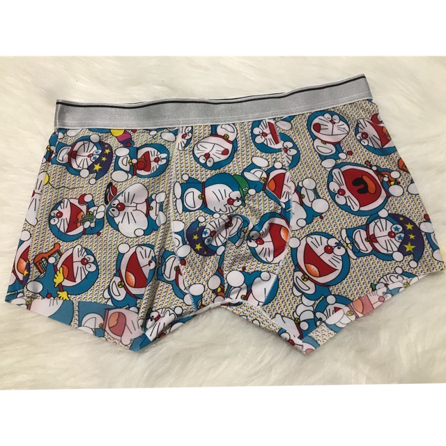 Quần sịp đùi nam thun lạnh [hoạ tiết doraemon]