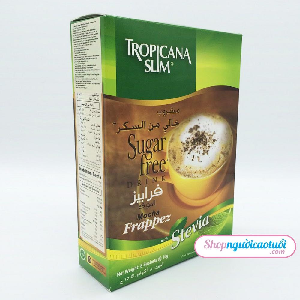 Cà Phê Ăn Kiêng Mocha Với Chiết Xuất Cỏ Ngọt Tropicana Slim