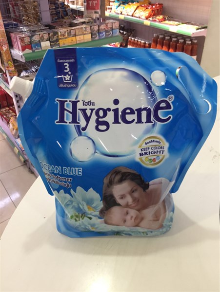 Xả vải Hygiene túi 1800ml xanh biển