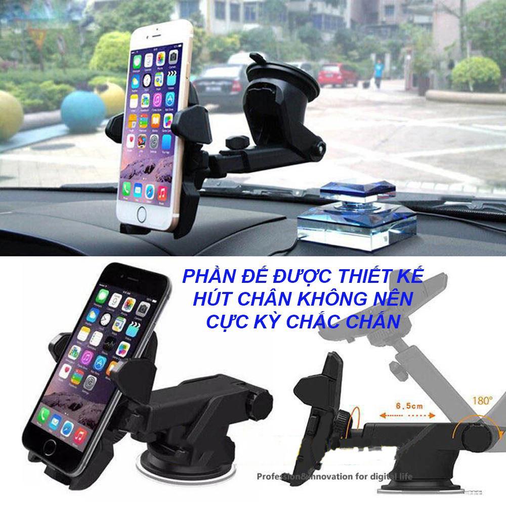 GIÁ ĐỠ KẸP ĐIỆN THOẠI TRÊN XE HƠI, Ô TÔ Ở MỌI VỊ TRÍ, KÉO GẤP THU GỌN Góc xoay 360 độ, dùng được cho Ô TÔ và BÀN LÀM VIỆC,Tương thích với hầu hết các điện thoại thông minh hiện nay giảm giá 50% hôm nay trên toàn hệ thống May Store
