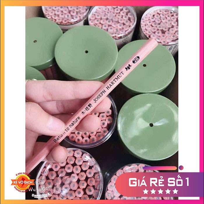 Bút chì học tập cho bé hộp gồm 50 bút chì 2b